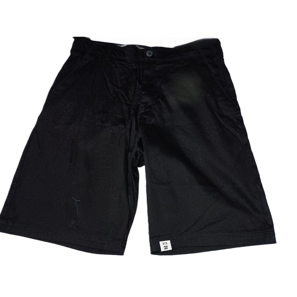 AGILE: Black Flat Front Zip Up, Flex Fit Shorts, Men's Size 32 (New without Tag)